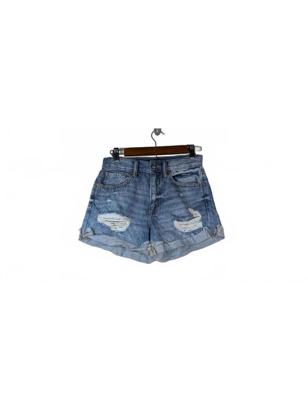 Aeropostale Mom Short High-Waisted Denim Shorts Size 2